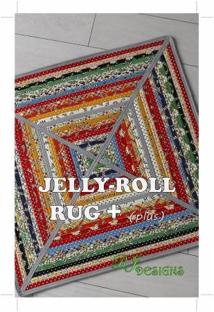 Jelly Roll Rug Plus Paper Pattern - brewstitched.com