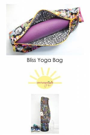 Bliss Yoga Bag Sewing Paper Pattern by Sew Hungry Hippie - brewstitched.com