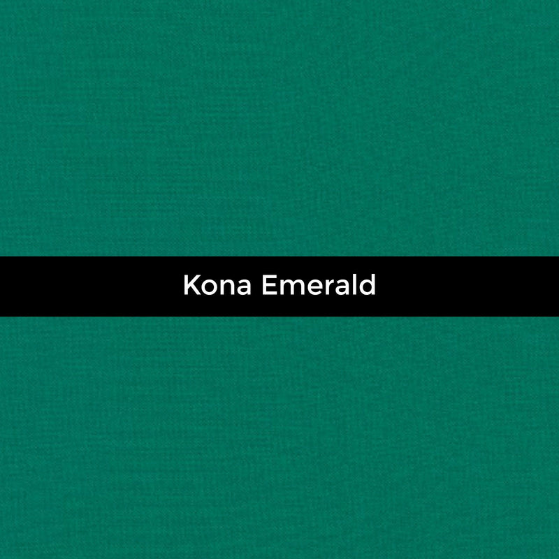 Kona Emerald - Priced by the Half Yard - brewstitched.com