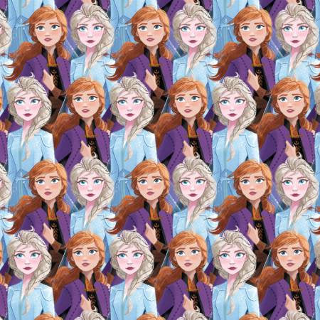 Disney Frozen 2 Sisters Packed on Fleece - Priced by the Half Yard - brewstitched.com