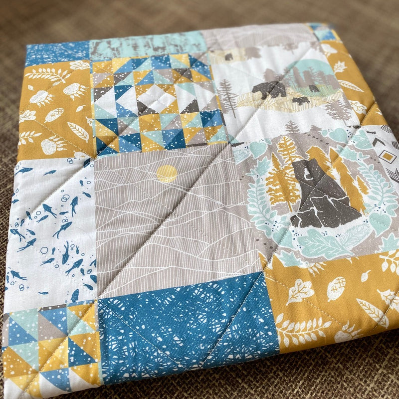 Handmade Woodland Baby | Toddler Quilt