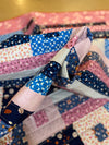 Handmade Patchwork Lap Quilt in bright colors - brewstitched.com