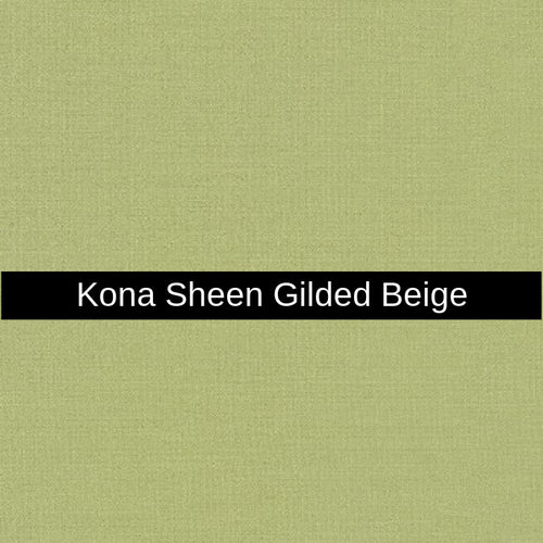 Kona Sheen Gilded Beige - Priced by the Half Yard - brewstitched.com