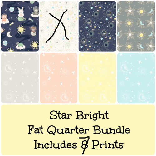 Star Bright Fat Quarter Bundle - Includes 8 Prints - brewstitched.com